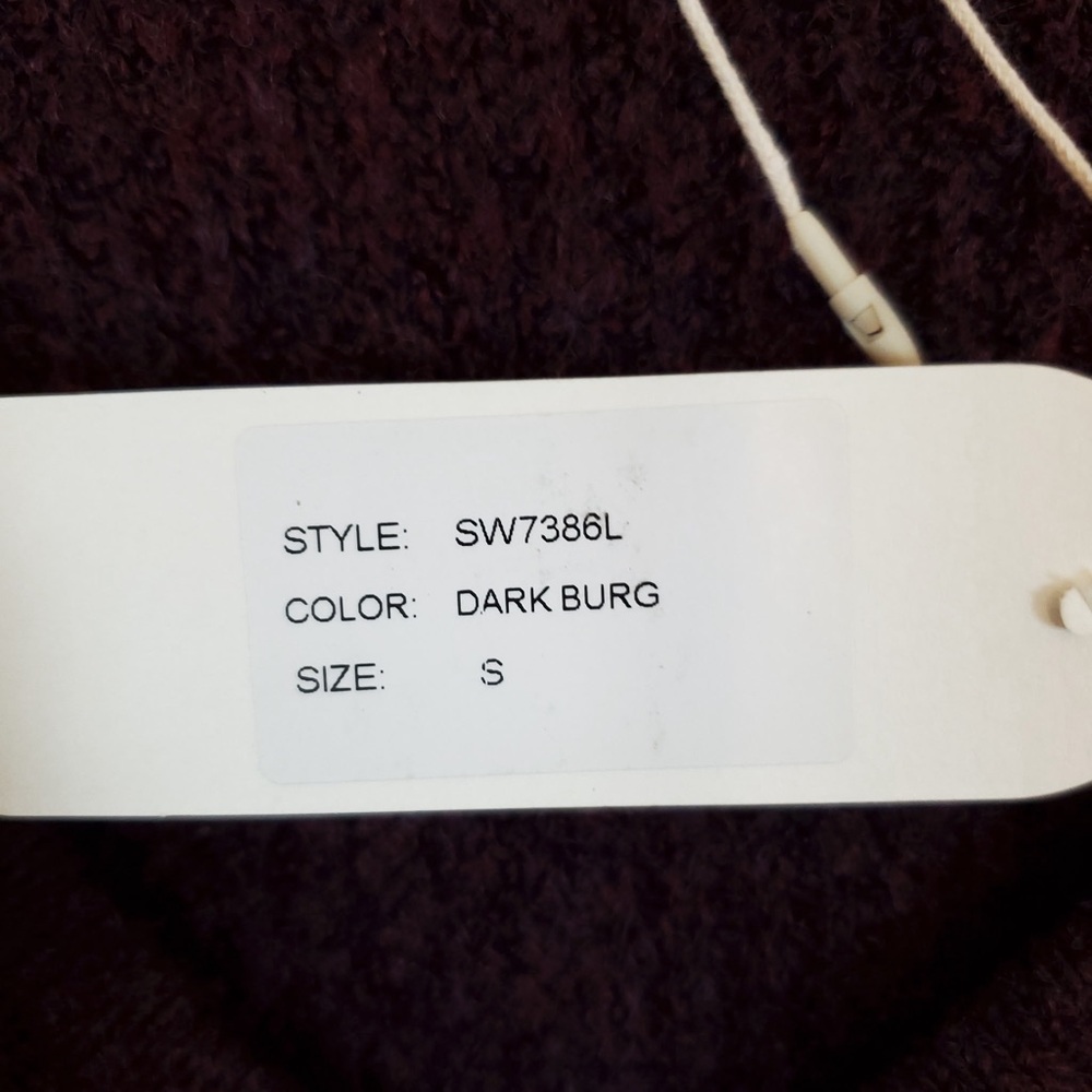 Athropologie Flat White V-Neck Long Sleeve Sweater Dress - Picture 3 of 8